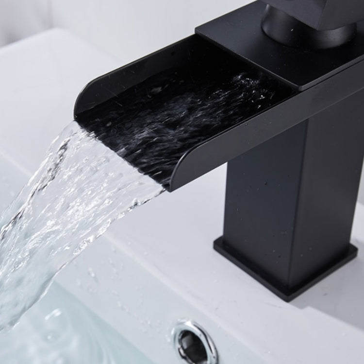 Bathroom Wide Mouth Faucet Square Sink Single Hole Basin Faucet, Specification: HT-81567 Electroplating High Type - Faucets & Accessories by PMC TechLife | Online Shopping South Africa | PMC TechLife | Buy Now Pay Later Mobicred