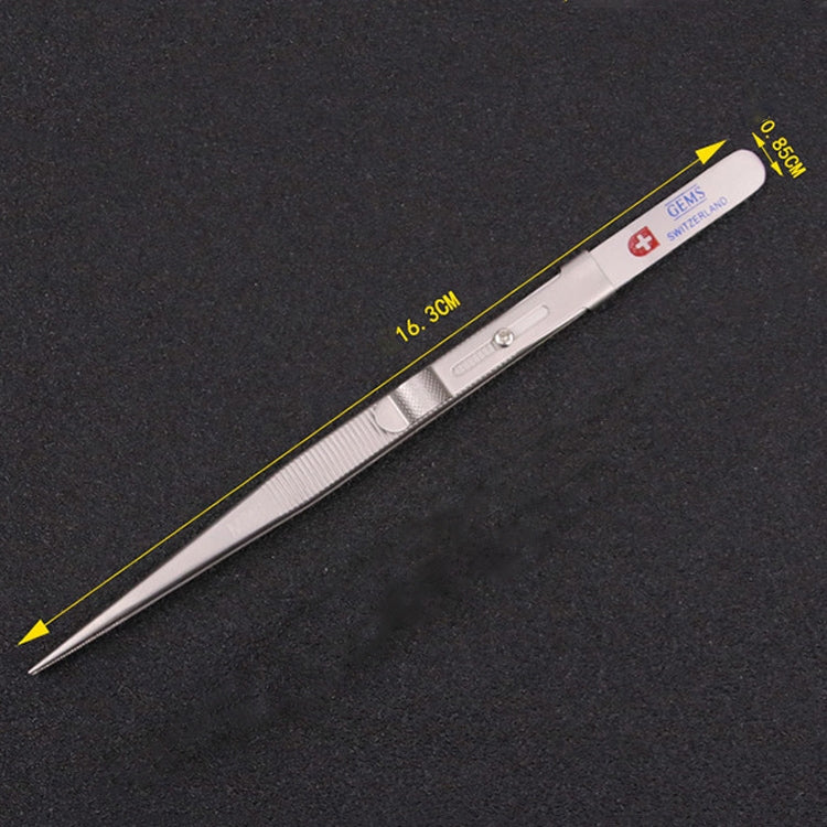 Non-Slip Diamond Tweezers Jewelry Tweezers Elastic Stainless Steel Gem Diamond Clips Durable Tools Tweezers With Slot and Lock - free shipping - PMC TechLife - Order now!