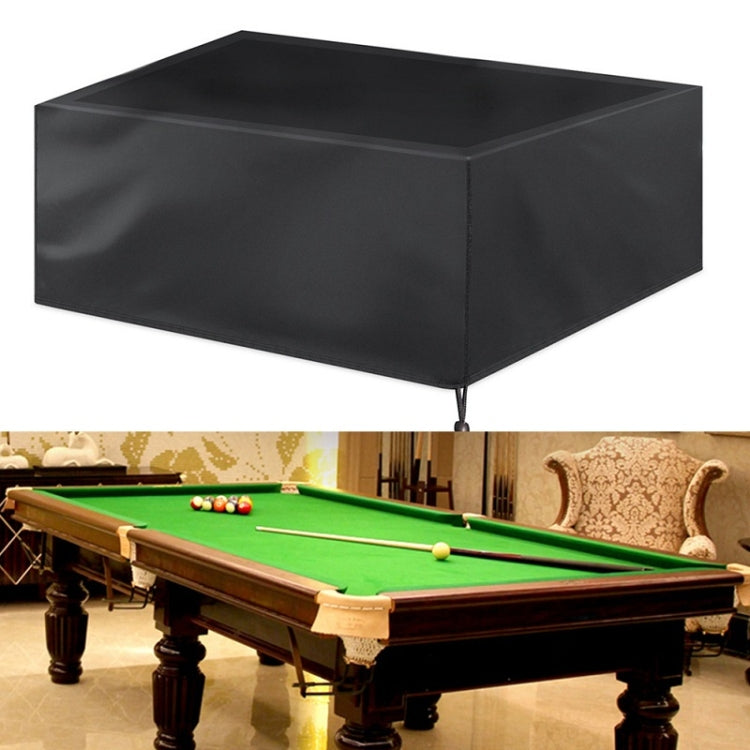 Billiard Table Dust Cover Billiard Protective Cover Water-Repellent Furniture Cover, Size: 225x116x82cm(Black) - free shipping - PMC TechLife - Order now!