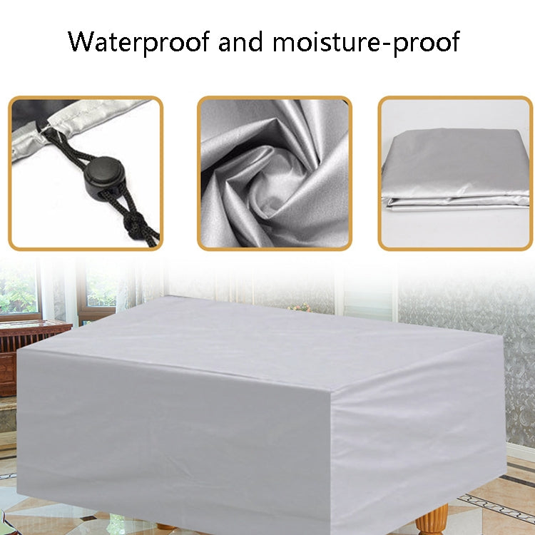 Billiard Table Dust Cover Billiard Protective Cover Water-Repellent Furniture Cover, Size: 260x135x82cm(Black) - Dust Covers by PMC TechLife | Online Shopping South Africa | PMC TechLife | Buy Now Pay Later Mobicred