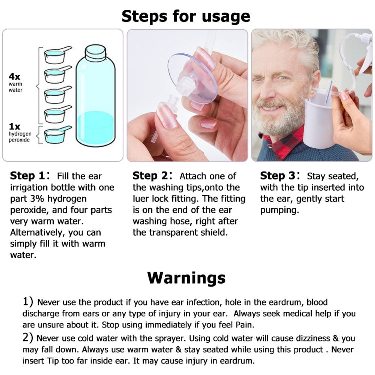 Ear Wash Ball Ear Wash Set Ear Wax Cleaning Tool - Ear Care Tools by PMC TechLife | Online Shopping South Africa | PMC TechLife