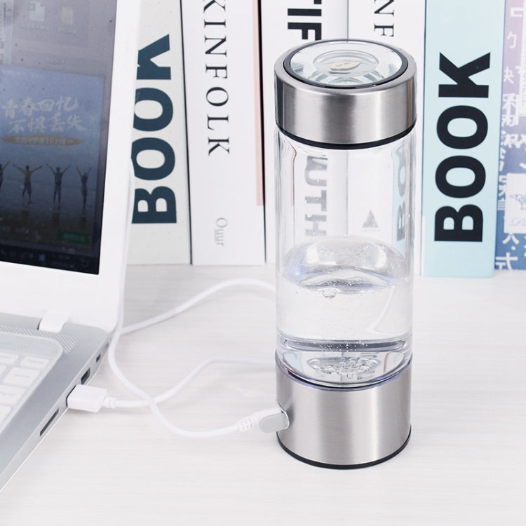 Portable Electrolyzed Water Cups Hydrogen-Rich Water Cups, Capacity: 420ml(Silver) - Vacuum Thermoses & Cups by PMC TechLife | Online Shopping South Africa | PMC TechLife