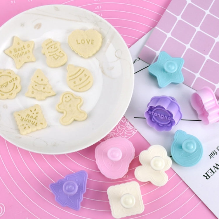 4 in 1 Three-Dimensional Fondant Biscuit Embossing Mold Push-Type Cake Mold Random Style Delivery - Food Molds by PMC TechLife | Online Shopping South Africa | PMC TechLife | Buy Now Pay Later Mobicred