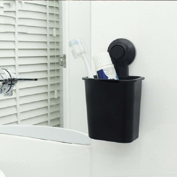 Suction Wall Toothpaste Toothbrush Holder Bathroom Shelf(White) - free shipping - PMC TechLife - Order now!