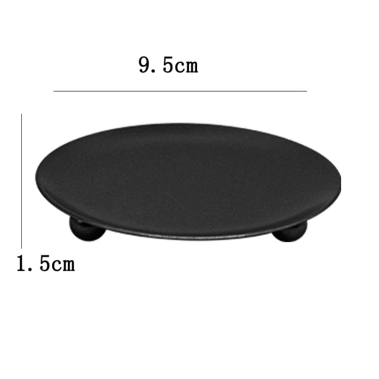 European Romantic Iron Geometric Candle Holder Table Decoration, Size: Large(Black) - Candles & Candle Holders by PMC TechLife | Online Shopping South Africa | PMC TechLife | Buy Now Pay Later Mobicred