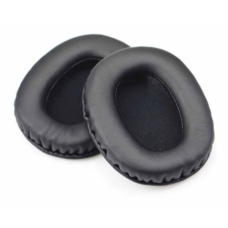 2 PCS Leather Cover Headphone Protective Cover Earmuffs For Edifier W800BT / W808BT / K800 / K830 / K815P(Black) - Earmuff & Pad by PMC TechLife | Online Shopping South Africa | PMC TechLife