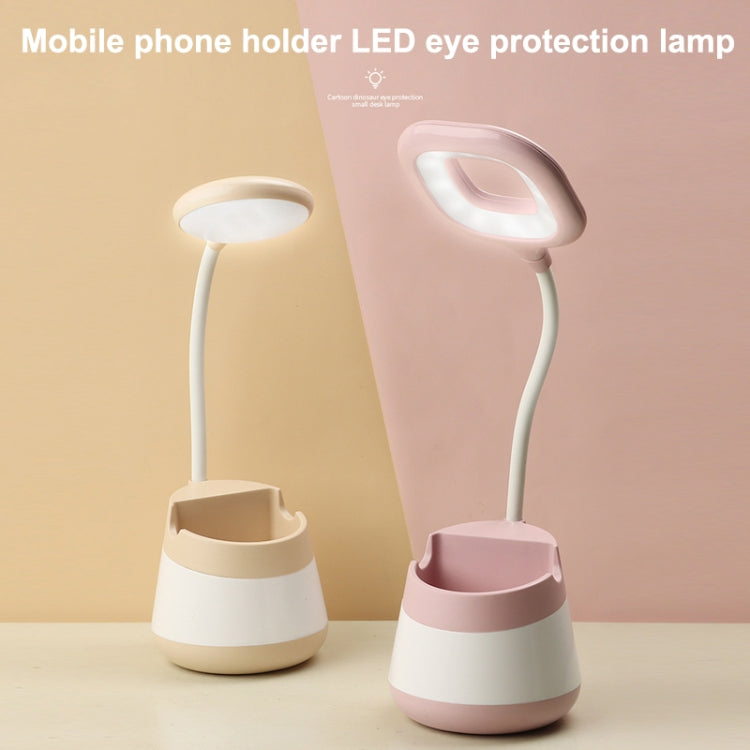 USB Charging LED Desk Light Eye Protection Lamp with Pen Holder and Phone Holder(CS276-4 Black) -  by PMC TechLife | Online Shopping South Africa | PMC TechLife