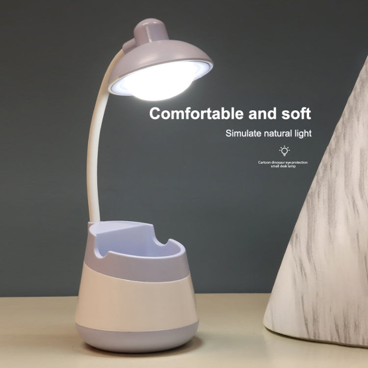 USB Charging LED Desk Light Eye Protection Lamp with Pen Holder and Phone Holder(CS276-4 Black) -  by PMC TechLife | Online Shopping South Africa | PMC TechLife