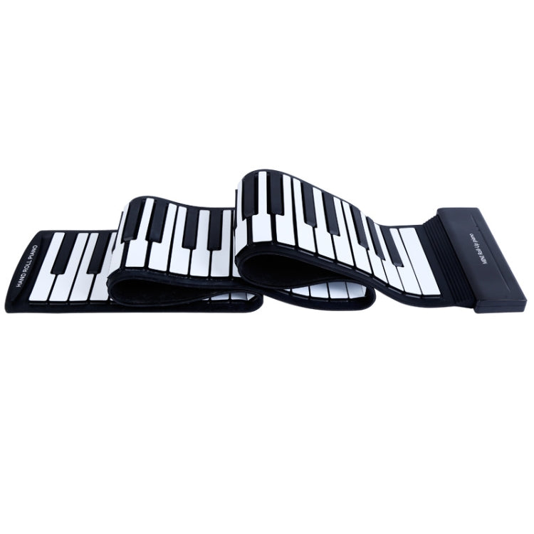 MIDI88 88-Key Hand-Rolled Foldable Piano Professional MIDI Soft Keyboard Simulated Practice Portable Electronic Piano(Black English) - Keyboard Instruments by PMC TechLife | Online Shopping South Africa | PMC TechLife