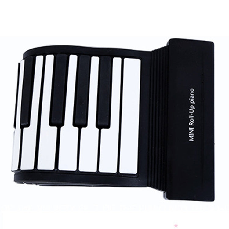 MIDI88 88-Key Hand-Rolled Foldable Piano Professional MIDI Soft Keyboard Simulated Practice Portable Electronic Piano(Black English) - Keyboard Instruments by PMC TechLife | Online Shopping South Africa | PMC TechLife
