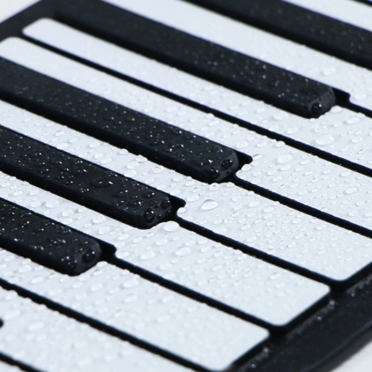 MIDI88 88-Key Hand-Rolled Foldable Piano Professional MIDI Soft Keyboard Simulated Practice Portable Electronic Piano(Black English) - Keyboard Instruments by PMC TechLife | Online Shopping South Africa | PMC TechLife