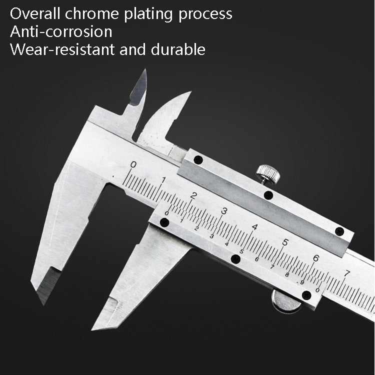 0-150mm Vernier Caliper Carbon Steel Precision Measuring Caliper Four-Purpose Measuring Tool - Measuring Tools by PMC TechLife | Online Shopping South Africa | PMC TechLife