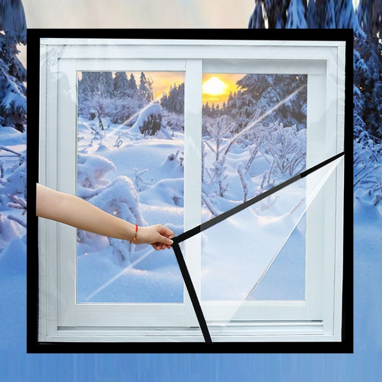 Window Windproof Warm Film Indoor Air Leakage Soundproof Double-Layer Insulation, Specification: 1.8x1.8M - Door & Window Films by PMC TechLife | Online Shopping South Africa | PMC TechLife