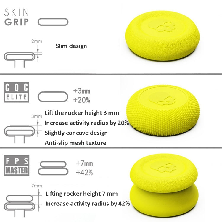 Game Controller Rocker Cap Anti-Skid Heightening Suit For NS PRO /PS4/PS5(Yellow) - free shipping - PMC TechLife - Order now!