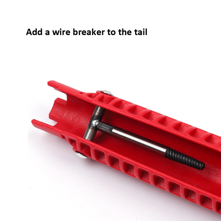 8 In 1  Multifunctional Sink Bathroom Wrench Plumbing Installation Tool Water Pipe Faucet Repair Removal Tool - Hex Key & Spanner by PMC TechLife | Online Shopping South Africa | PMC TechLife