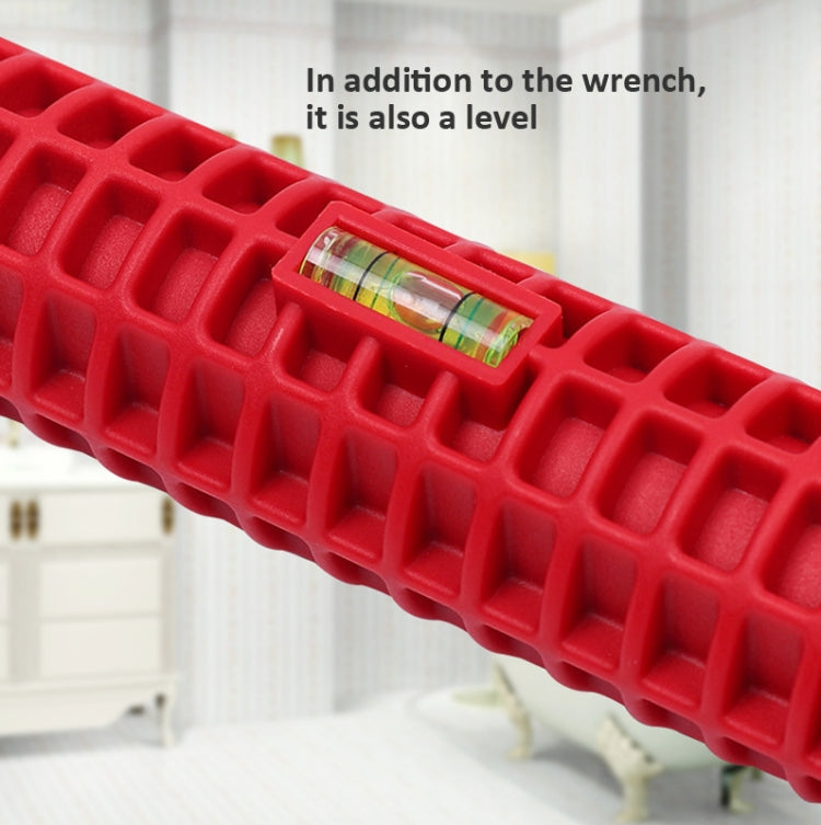 Metal Double-head Multifunctional Sink Bathroom Wrench Plumbing Installation Tool Water Pipe Faucet Repair Removal Tool - Hex Key & Spanner by PMC TechLife | Online Shopping South Africa | PMC TechLife