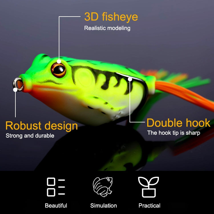 Bionic Thunder Frog Lure Bait Simulation Fishing Bait, Specification: 5.5cm/12g(1) - free shipping - PMC TechLife - Order now!