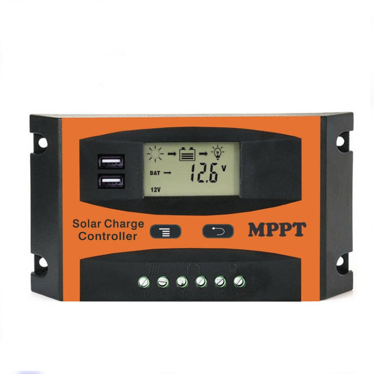 MPPT 12V/24V Automatic Identification Solar Controller With USB Output, Model: 40A - Others by PMC TechLife | Online Shopping South Africa | PMC TechLife