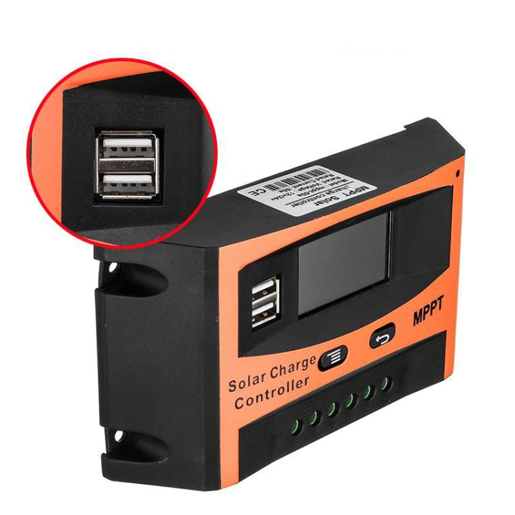 MPPT 12V/24V Automatic Identification Solar Controller With USB Output, Model: 60A - Others by PMC TechLife | Online Shopping South Africa | PMC TechLife