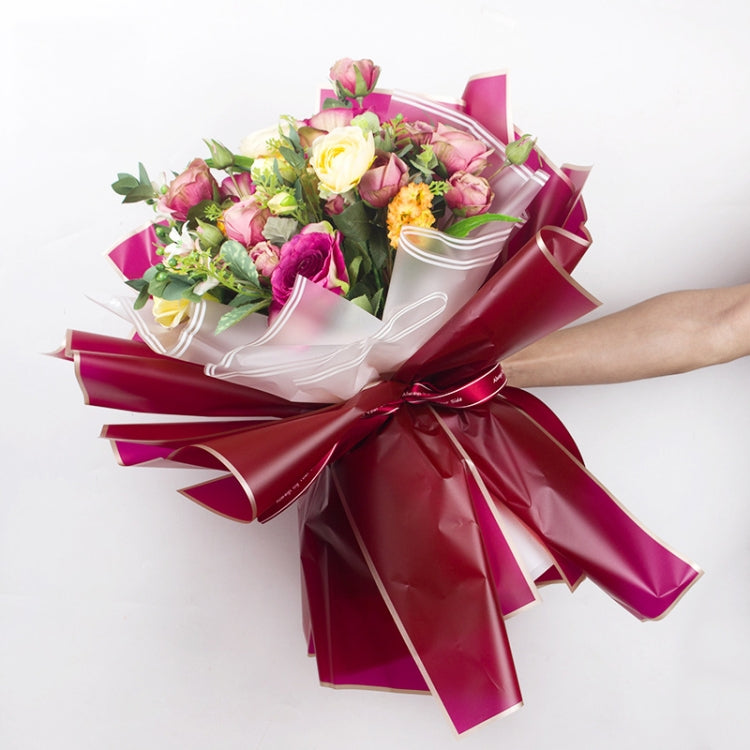 20 Sheets / Pack Phnom Penh Flower Matte Paper Flower Wrapping Paper Bouquet Jelly Film Waterproof Gift Wrapping Paper 58x58cm, Colour: White - Holiday Decorations by PMC TechLife | Online Shopping South Africa | PMC TechLife