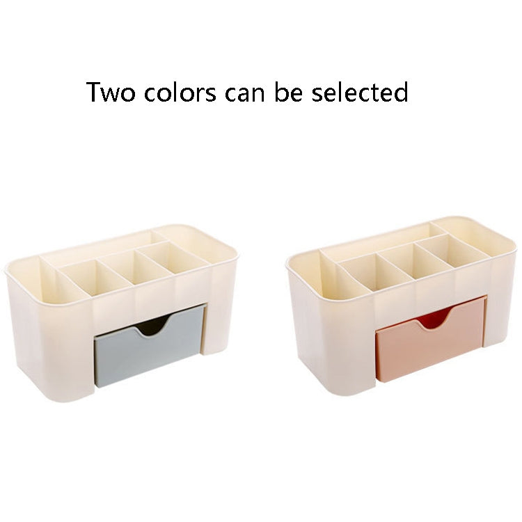 Jewelry And Cosmetics Storage Box Drawer Type Plastic Desktop Rack(Blue) - free shipping - PMC TechLife - Order now!