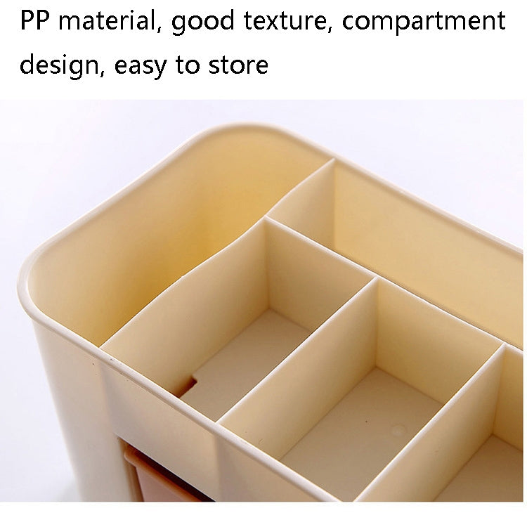 Jewelry And Cosmetics Storage Box Drawer Type Plastic Desktop Rack(Blue) - free shipping - PMC TechLife - Order now!