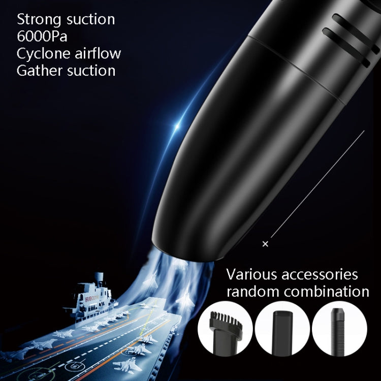 Car Handheld Portable Vacuum Cleaner Small Car Vacuum Cleaner Wired Black - Vacuum Cleaner by PMC TechLife | Online Shopping South Africa | PMC TechLife