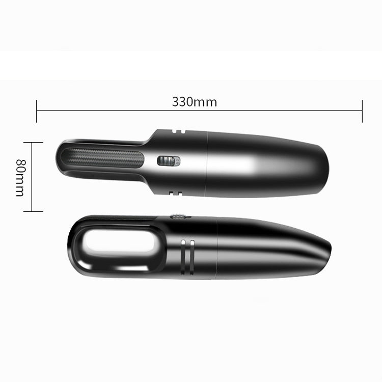 Car Handheld Portable Vacuum Cleaner Small Car Vacuum Cleaner Wireless Black Gray - Vacuum Cleaner by PMC TechLife | Online Shopping South Africa | PMC TechLife