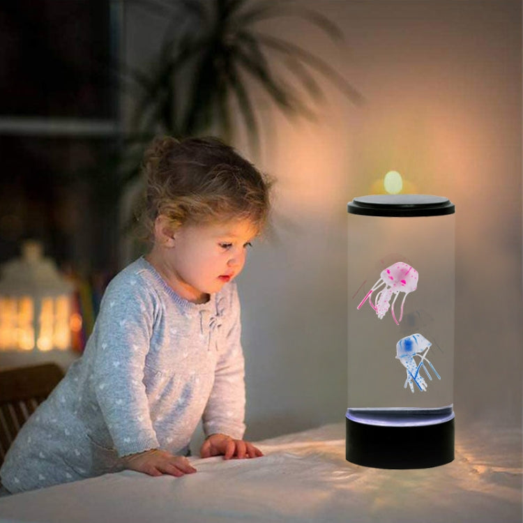 Desktop Simulation Cylindrical Jellyfish Light LED Colorful Atmosphere Night Light - free shipping - PMC TechLife - Order now!