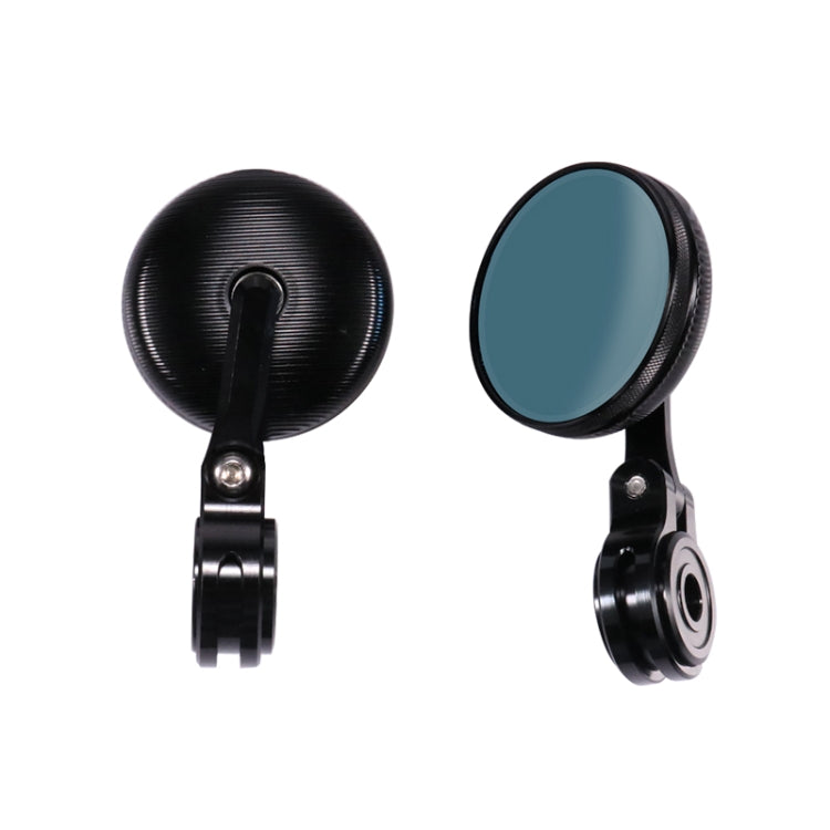 Motorcycle Modified Rearview Mirror CNC Handle Mirror Accessories(Black) - Side Mirrors by PMC TechLife | Online Shopping South Africa | PMC TechLife