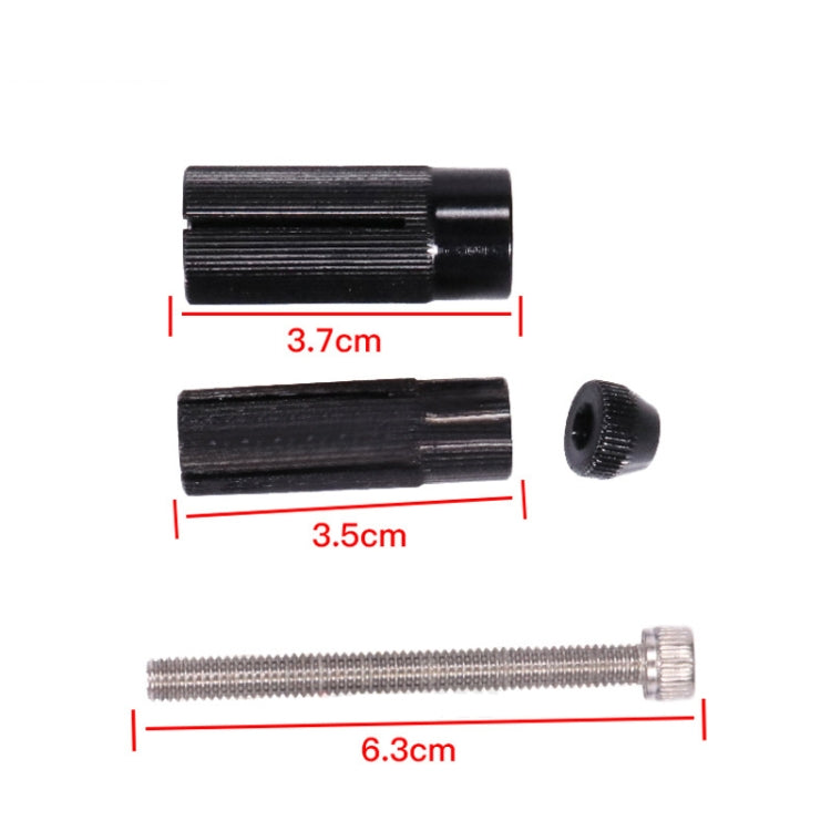 Motorcycle Modified Rearview Mirror CNC Handle Mirror Accessories(Black) - Side Mirrors by PMC TechLife | Online Shopping South Africa | PMC TechLife