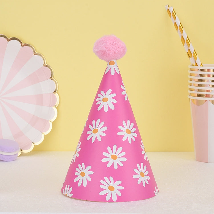 20 PCS Cute Children Bronzing Birthday Hats Cake Baking Decoration Party Hats Daisy - free shipping - PMC TechLife - Order now!