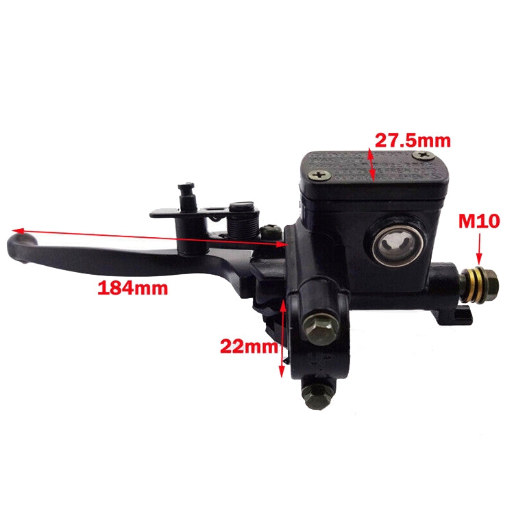 ATV Four-Wheeled Car UTV Kart Front And Rear Brakes Pump Disc Brake Handle Oil Pump Hand Brake With Assist Brake(Left) - Motorbike Brakes by PMC TechLife | Online Shopping South Africa | PMC TechLife