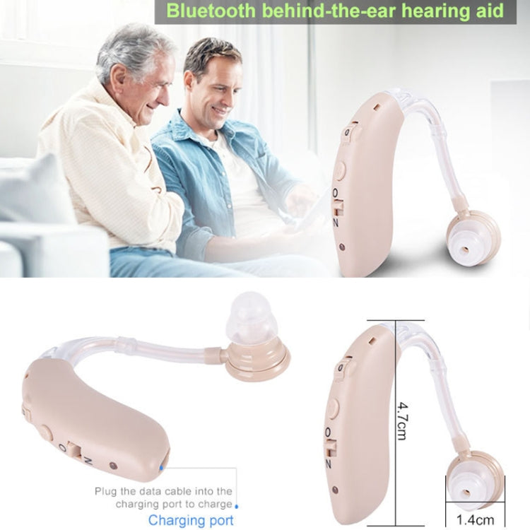G25 Bluetooth Hearing Aid Elderly Sound Amplifier Sound Collector, Colour: US Plug(Skin Color) - Hearing Aids by PMC TechLife | Online Shopping South Africa | PMC TechLife