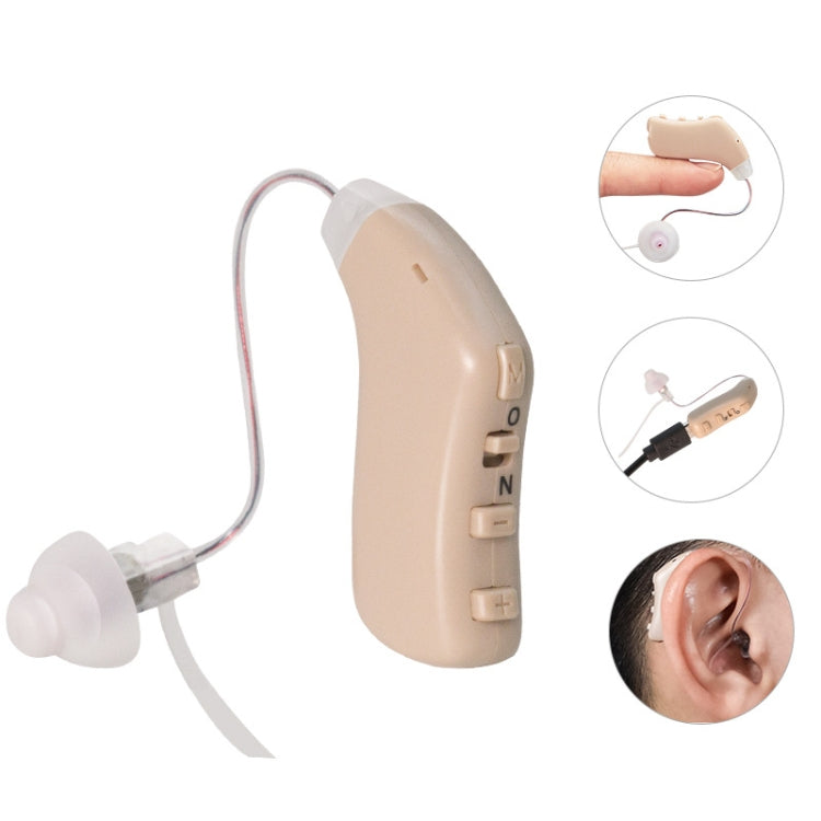 G28 Old Man Hearing Aid Sound Amplifier Sound Collector, Style: Left Ear(Blue) - Hearing Aids by PMC TechLife | Online Shopping South Africa | PMC TechLife