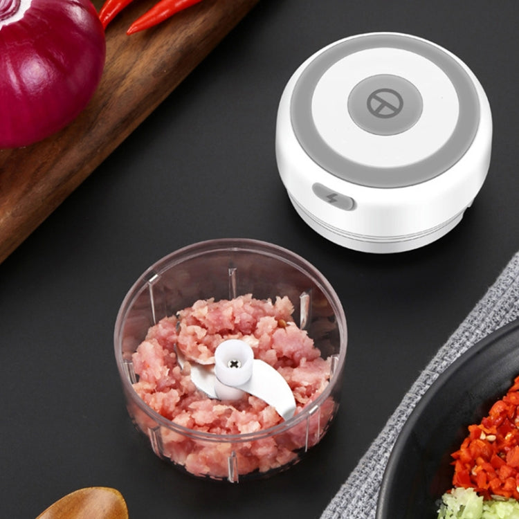 ZM-14 Household Mini Wireless Electric Garlic Masher, Colour: Green High Cup 250ml + Small Cup 100ml - free shipping - PMC TechLife - Order now!