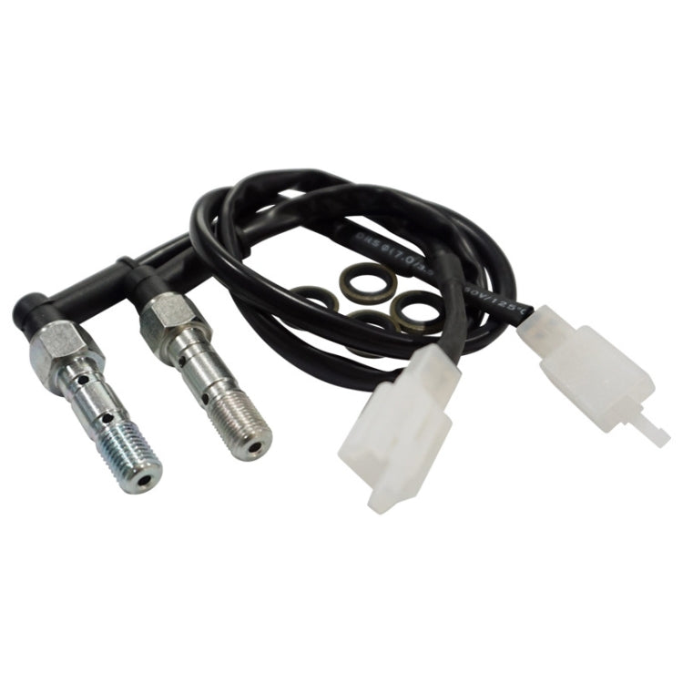 Motorcycle Accessories Disc Brake Pad M10 Hydraulic Brake Switch Double Hole Hydraulic Brake Switch, Specification: M10 x 1.00mm - Motorbike Brakes by PMC TechLife | Online Shopping South Africa | PMC TechLife