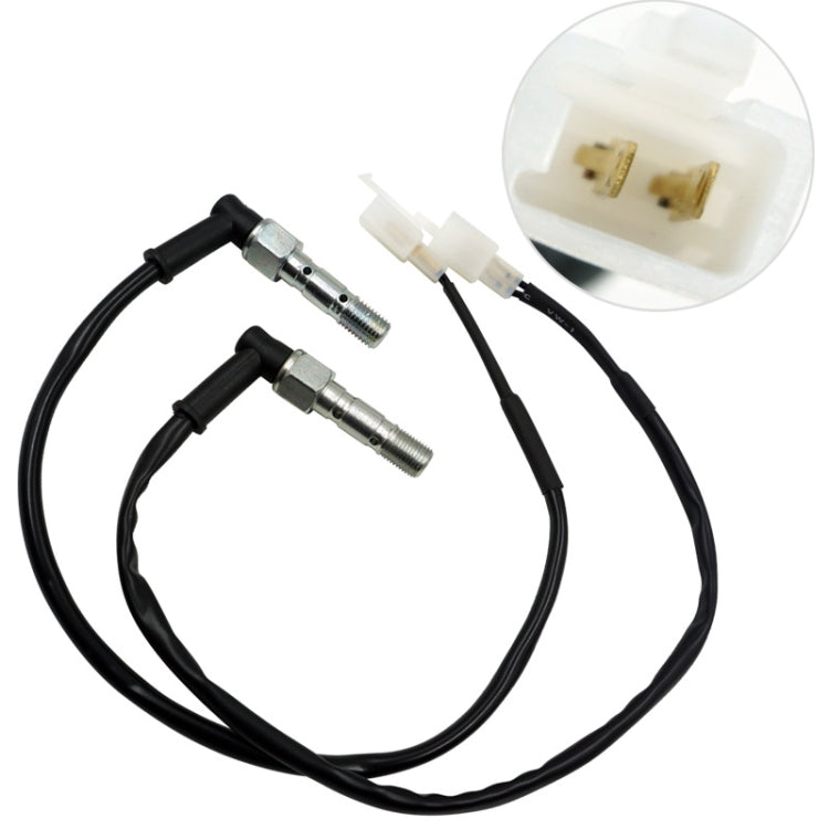 Motorcycle Accessories Disc Brake Pad M10 Hydraulic Brake Switch Double Hole Hydraulic Brake Switch, Specification: M10 x 1.00mm - Motorbike Brakes by PMC TechLife | Online Shopping South Africa | PMC TechLife