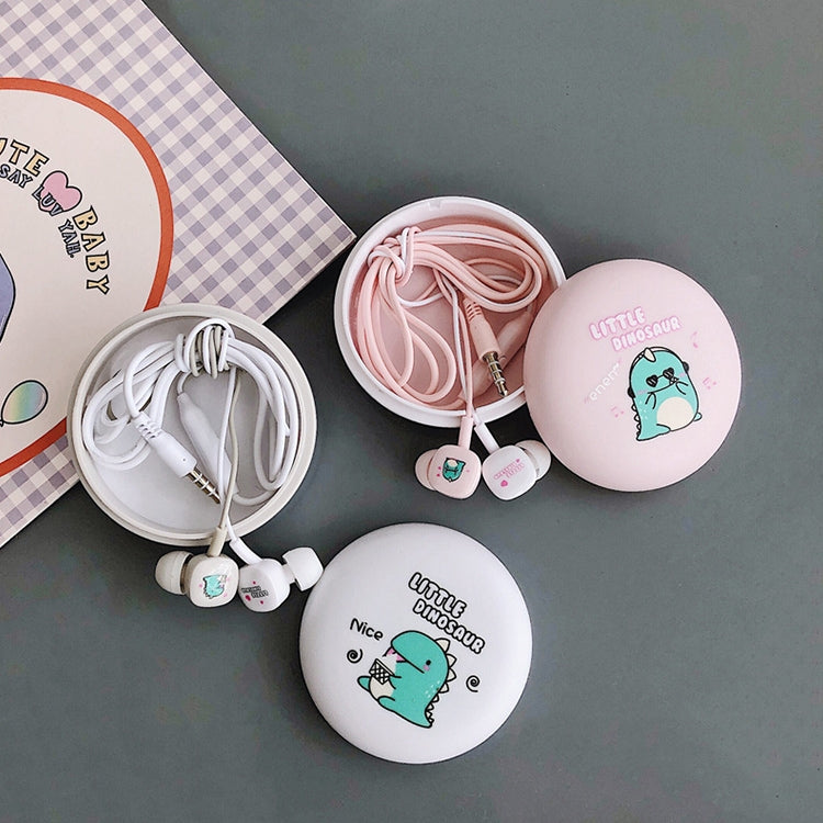 2 Pairs Cartoon Pattern Heavy Bass In-Ear Headphones Universal Wired Headphones with Microphone(Black) - In Ear Wired Earphone by PMC TechLife | Online Shopping South Africa | PMC TechLife