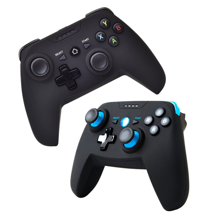 CX-X1  2.4GHz + Bluetooth 4.0 Wireless Game Controller Handle For Android / iOS / PC / PS3 Handle + Bracket+ Receiver (Blue) - Gamepads by PMC TechLife | Online Shopping South Africa | PMC TechLife