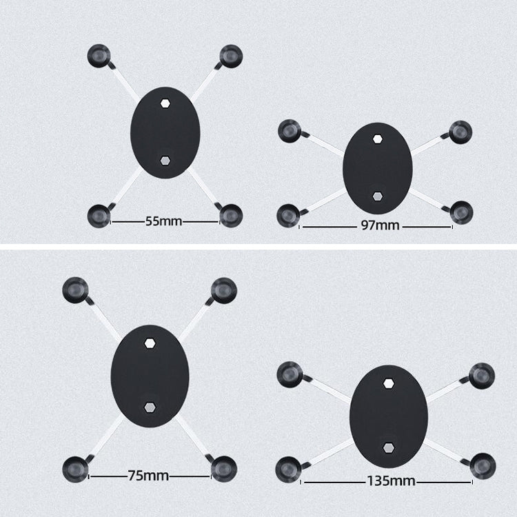 Car Headrest Bracket Motorcycle Rearview Mobile Phone Bracket Style: 4 Claw Small Back Clips - Car Holders by PMC TechLife | Online Shopping South Africa | PMC TechLife
