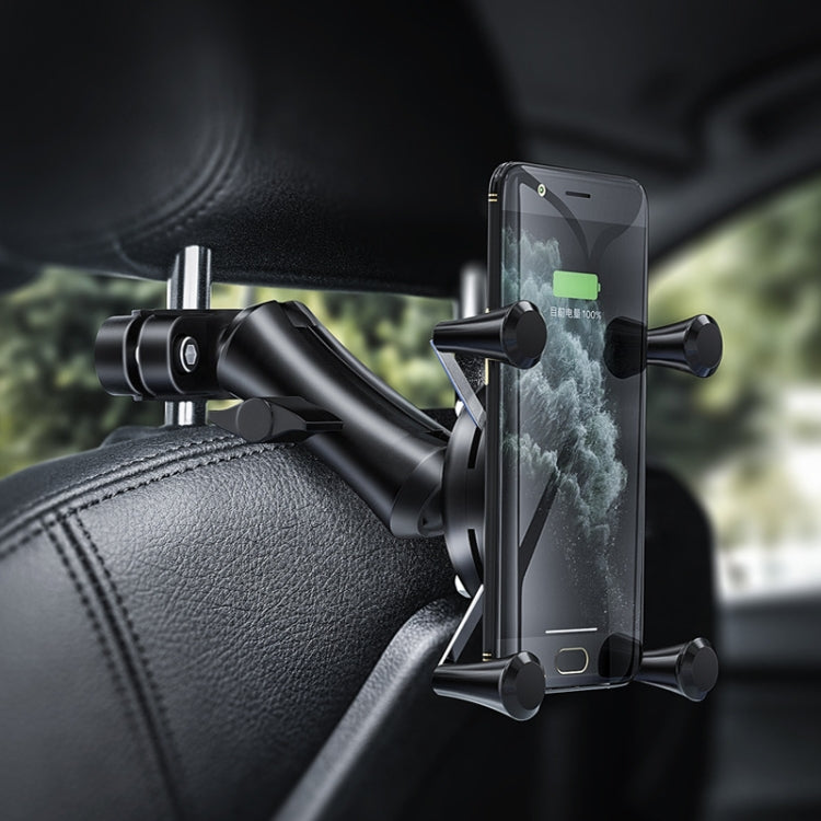 Car Headrest Bracket Motorcycle Rearview Mobile Phone Bracket Style: 6 Claw Small Back Clip (engineering plastic) - Car Holders by PMC TechLife | Online Shopping South Africa | PMC TechLife