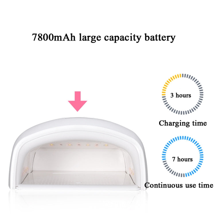 S10 48W Nail Lamp Wireless Phototherapy Lamp Rechargeable Nail Phototherapy Machine,US Plug - Nail Dryers by PMC TechLife | Online Shopping South Africa | PMC TechLife