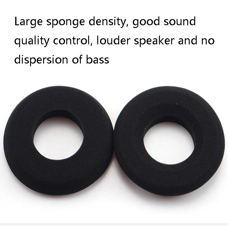 2PCS Headset Cotton Pad For Grado SR60/SR80/SR125/SR225/SR325/SR325i(Small Hard Heart) - Earmuff & Pad by PMC TechLife | Online Shopping South Africa | PMC TechLife