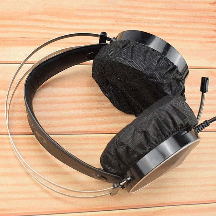 50 Pairs Earphone Disposable Dust Cover Game Headset Non-Woven Protective Cover(50 Pairs of Independent (Black)) - Earmuff & Pad by PMC TechLife | Online Shopping South Africa | PMC TechLife