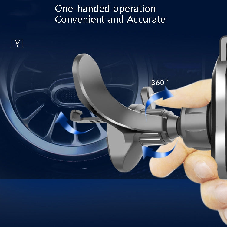 3 PCS A-004 Car Mobile Phone Bracket Air Outlet Hook Accessories(Black) - Car Holders by PMC TechLife | Online Shopping South Africa | PMC TechLife