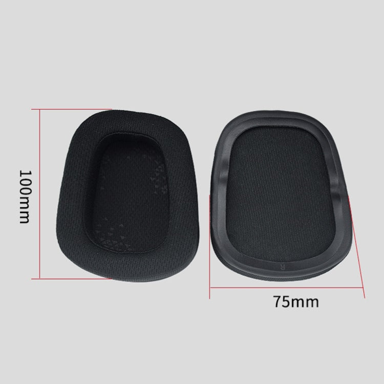 1 Pairs D0005 Headphone Sponge Cover Headphone Earmuffs Head For Logitech G633 / G933 / G933S, Colour: Net Cloth - Earmuff & Pad by PMC TechLife | Online Shopping South Africa | PMC TechLife