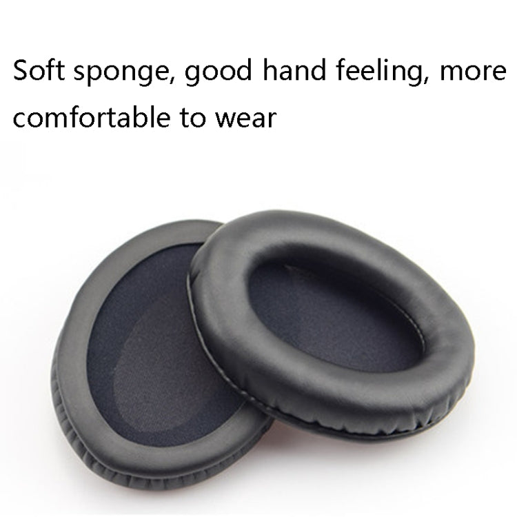 1 Pairs Headset Sponge Cover Ear Pad Leather Case For Kingston Cloud Silver II, Colour: White Splicing - Earmuff & Pad by PMC TechLife | Online Shopping South Africa | PMC TechLife