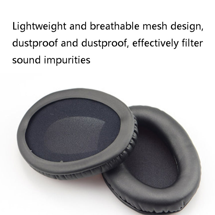 1 Pairs Headset Sponge Cover Ear Pad Leather Case For Kingston Cloud Silver II, Colour: Lambskin Black - Earmuff & Pad by PMC TechLife | Online Shopping South Africa | PMC TechLife