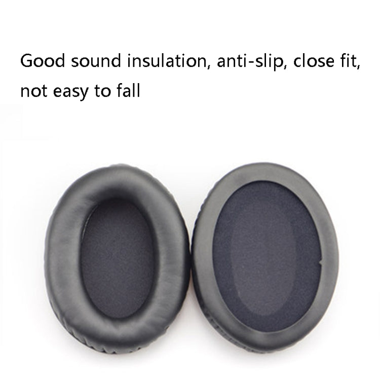 1 Pairs Headset Sponge Cover Ear Pad Leather Case For Kingston Cloud Silver II, Colour: Lambskin Black - Earmuff & Pad by PMC TechLife | Online Shopping South Africa | PMC TechLife